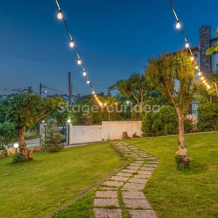 Traditional Villa Appartment With Garden, Also For Gatherings ,15 Minutes From Thessaloniki Airport Eksteriør billede
