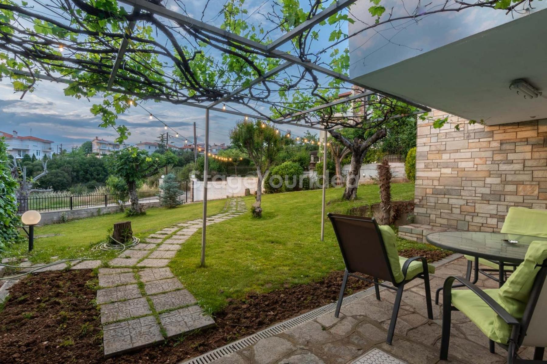 Traditional Villa Appartment With Garden, Also For Gatherings ,15 Minutes From Thessaloniki Airport Eksteriør billede