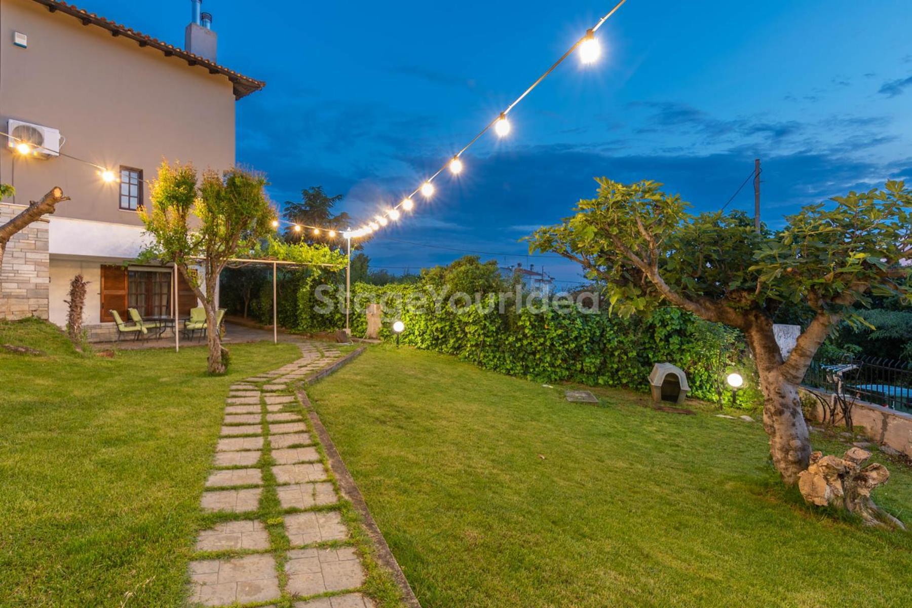 Traditional Villa Appartment With Garden, Also For Gatherings ,15 Minutes From Thessaloniki Airport Eksteriør billede
