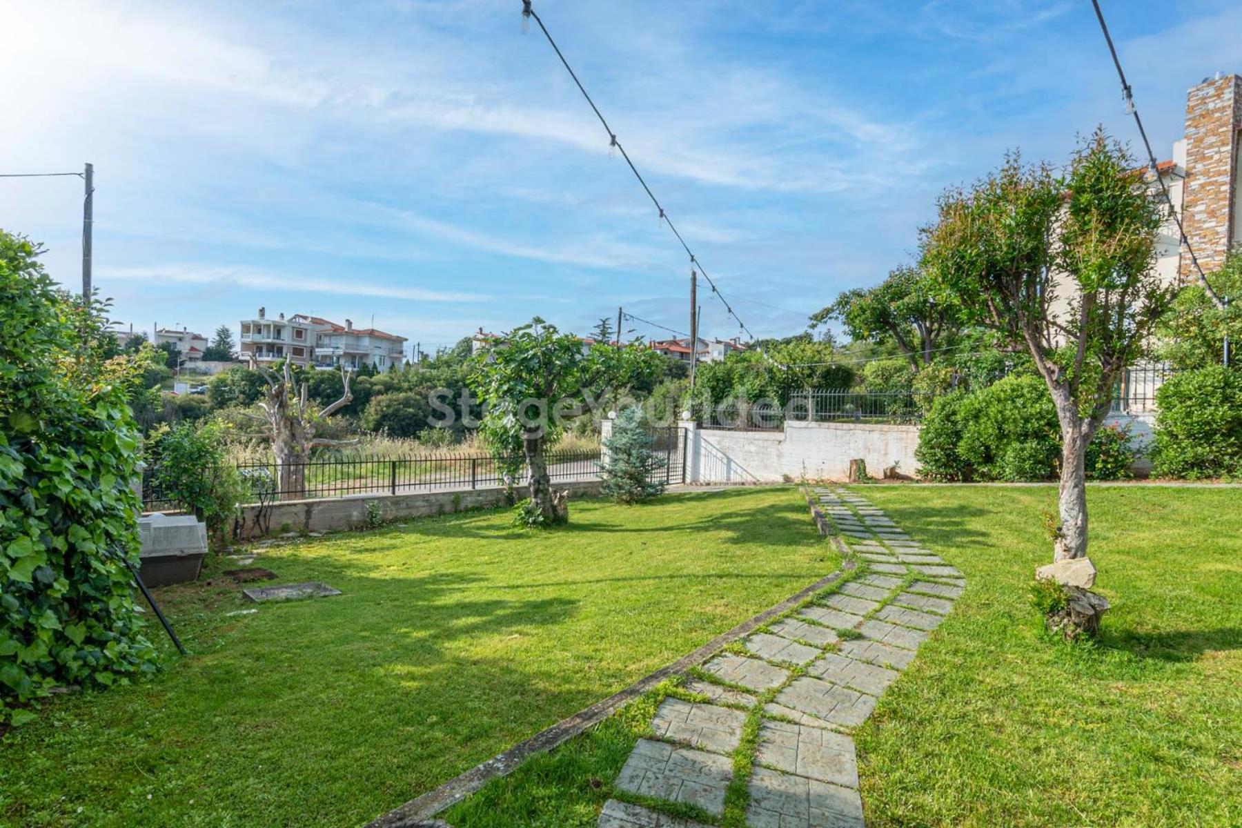 Traditional Villa Appartment With Garden, Also For Gatherings ,15 Minutes From Thessaloniki Airport Eksteriør billede